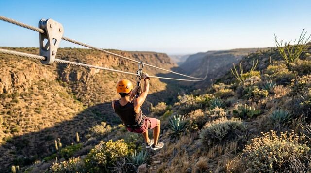 Ziplining, Rosarito